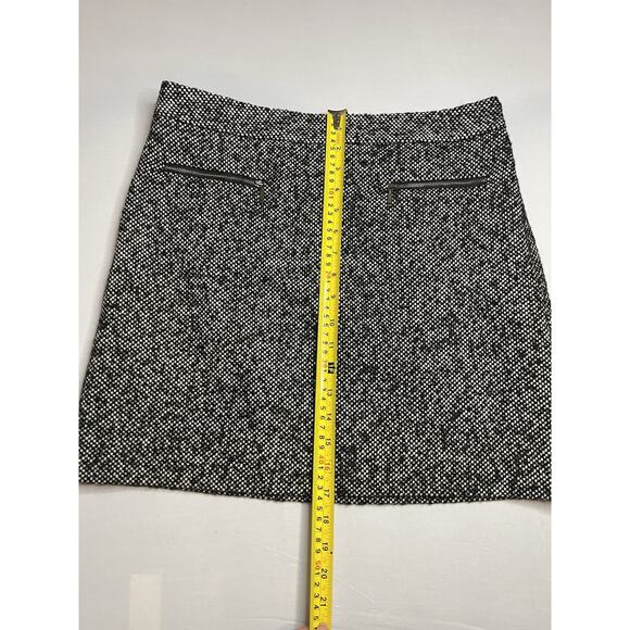 The Limited Women's Cotton Wool Blend Tweed Mini Skirt Black And White - Picture 1 of 5